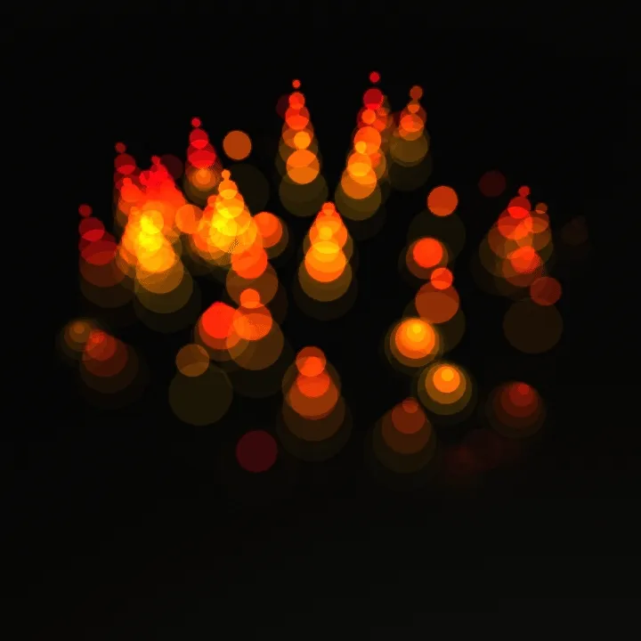 Portfolio detail image 8 for 音頻視覺化 - 賽博圓場 (Audio Visualization - Cyber Round)