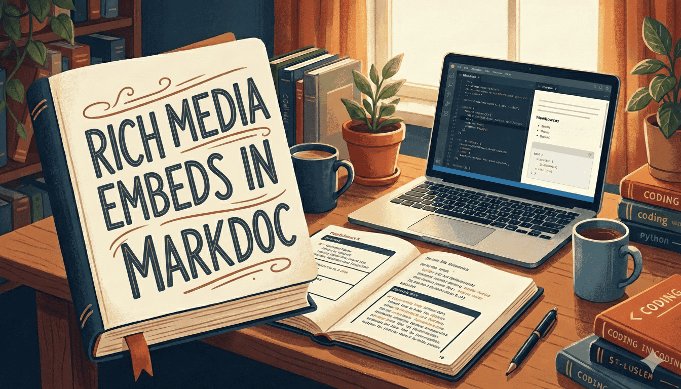 Cover image for Rich Media Embeds in Markdoc